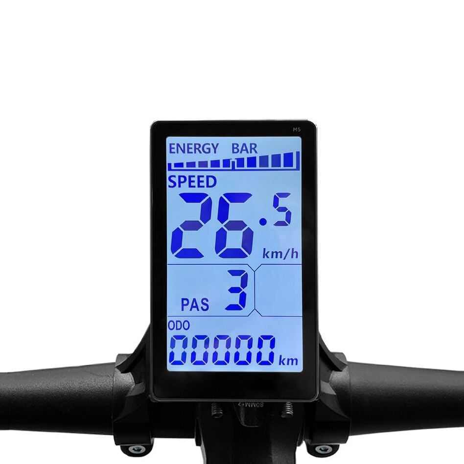 E-Bike Ekran -HK-M5.48V, Ekran, 5 Pin, Renkli, RKS Uyumlu