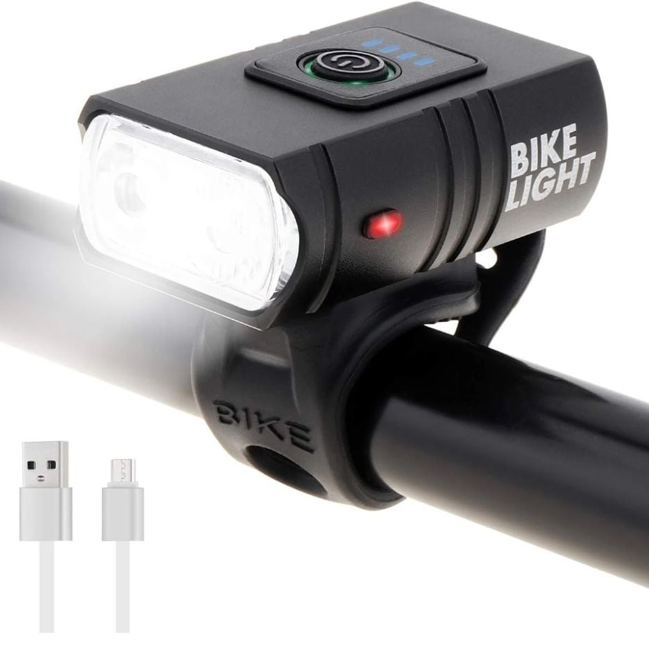 1000 Lümen Usb Şarjlı Bisiklet Ön Far Işık Fener Bisiklet Ön LED