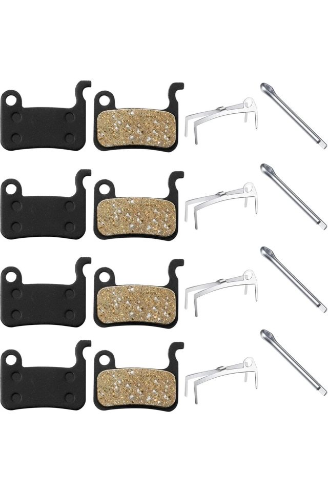 4 Set Bisiklet Hidrolik Mekanik Disk Kaliper Fren Balatası Bisiklet Balata