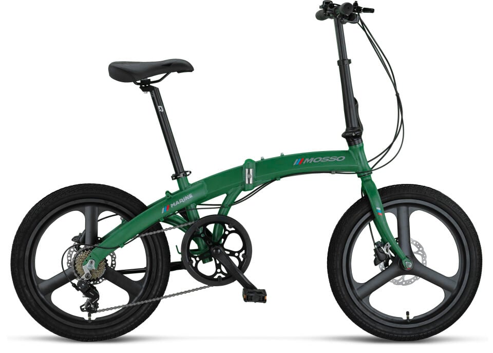 Mosso 20 Marine H - 7 Vites - Hidrolik Disk - RACE GREEN Katlanır Bisiklet