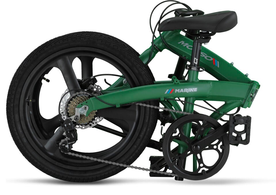 Mosso 20 Marine H - 7 Vites - Hidrolik Disk - RACE GREEN Katlanır Bisiklet
