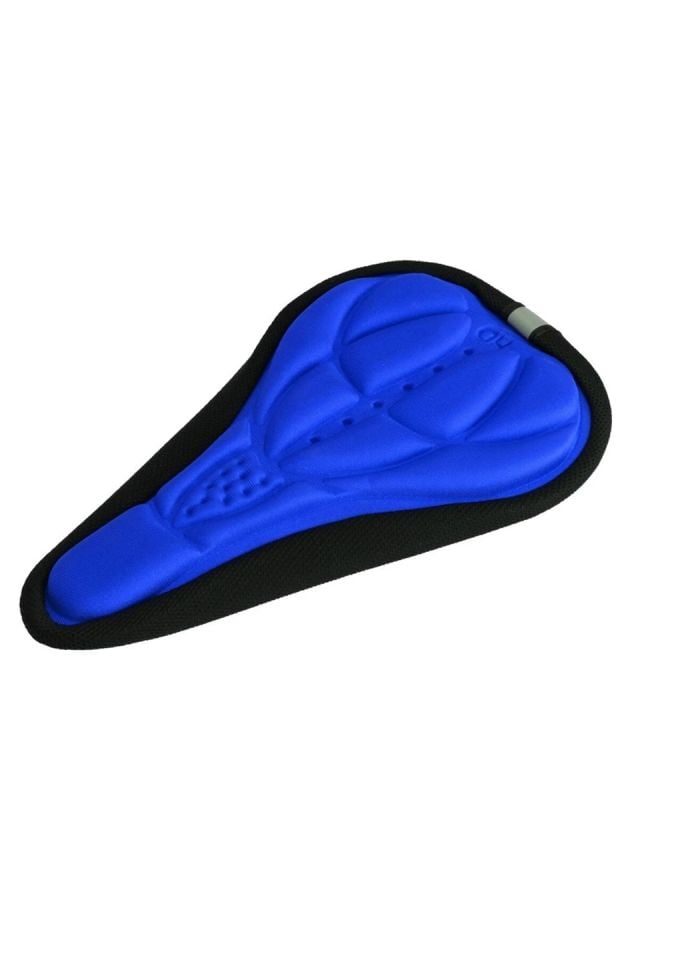 Silikon Bisiklet Sele Kılıfı Ortopedik Koltuk Kılıfı 3d Reflektör Mavi