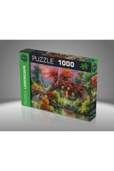 Puzzle Landscape 1000 Parça Puzzle -huzur Bahçesi