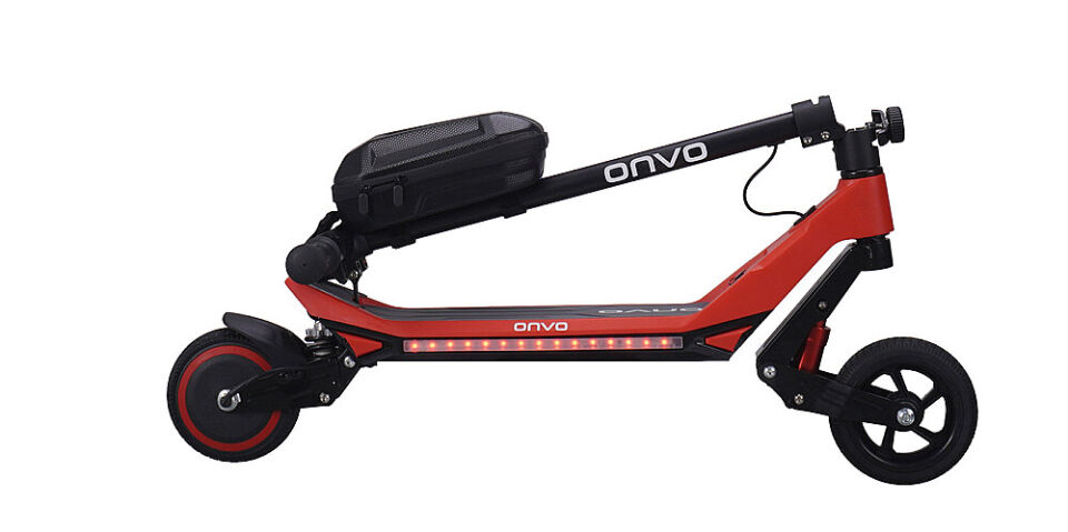 KX-02K 200W Elektrikli Çocuk Scooter - Kırmızı
