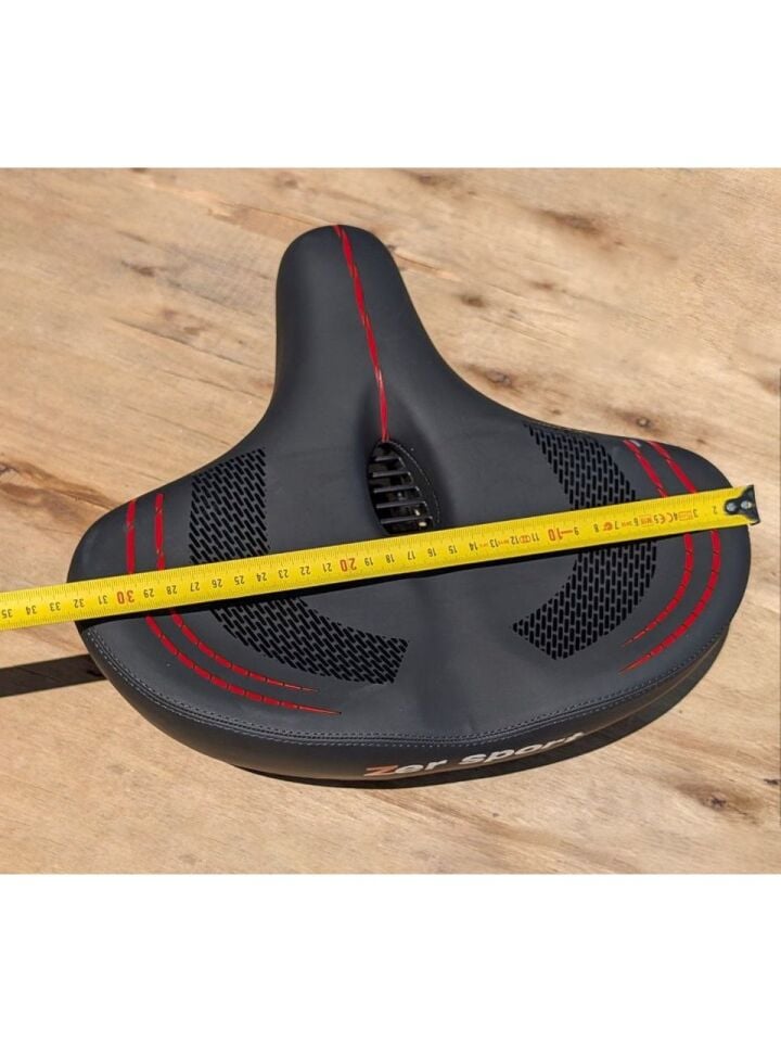 Ultra Rahat Süper Geniş Oturak Sele - E-Bike, Elostemerli, Comfort, Double Line, Hava Kanallı Kondisyon bisikletleri ile uyumlu