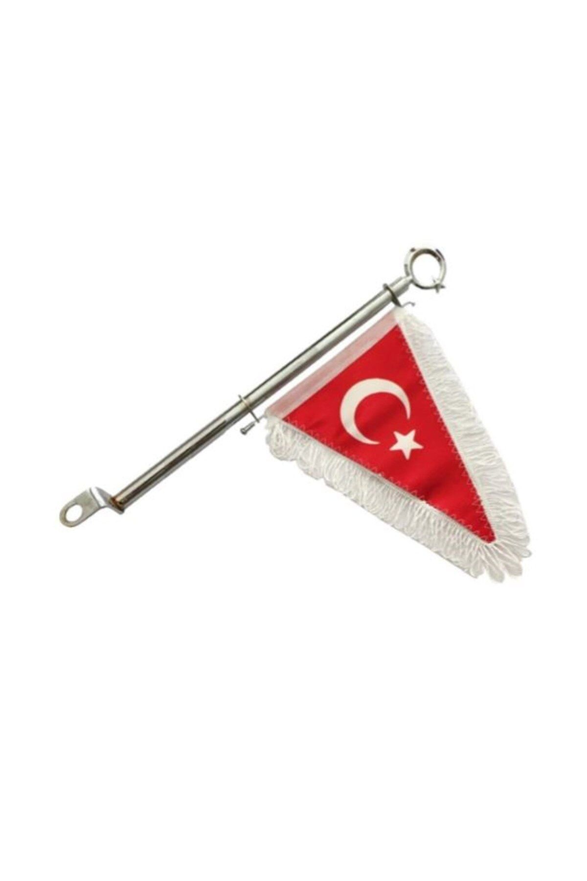 Motosiklet Makam Bayrağı Nikel