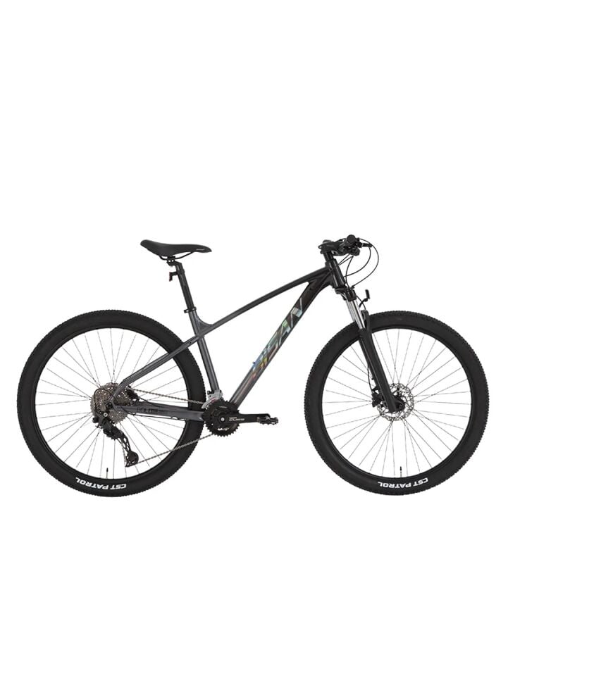 BİSAN BOLD 10.2 DAĞ BİSİKLETİ 2X10 VİTES 27,5  JANT SİYAH/GRİ 17 KADRO 43 CM