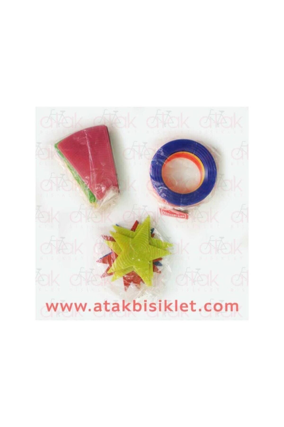Çocuk Bisikleti Jant Süsü Palet Büyük Yıldız