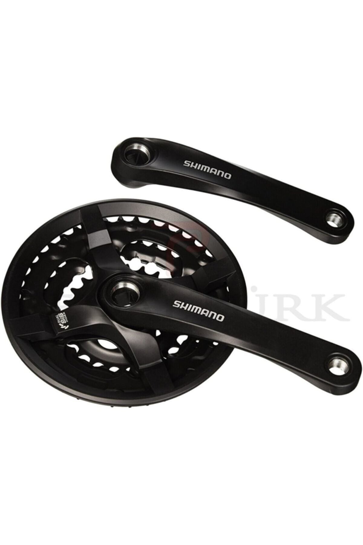 Shimano FC-TY301 175mm 48T 6-7-8V 3lü Aynakol Kapaklı Siyah*