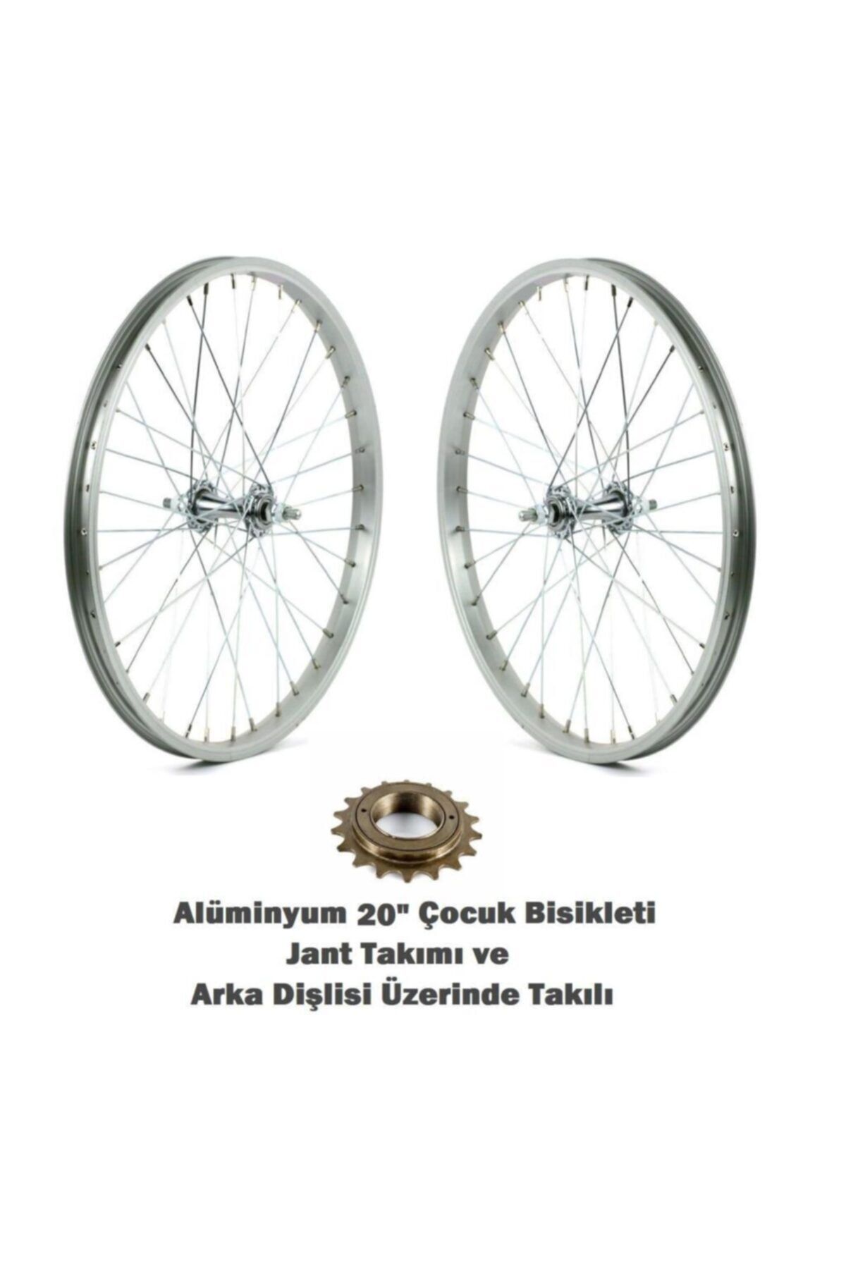20'' Alüminyum Çocuk Bisikleti Ön-arka Hazır Jant Takımı Ve Arka D