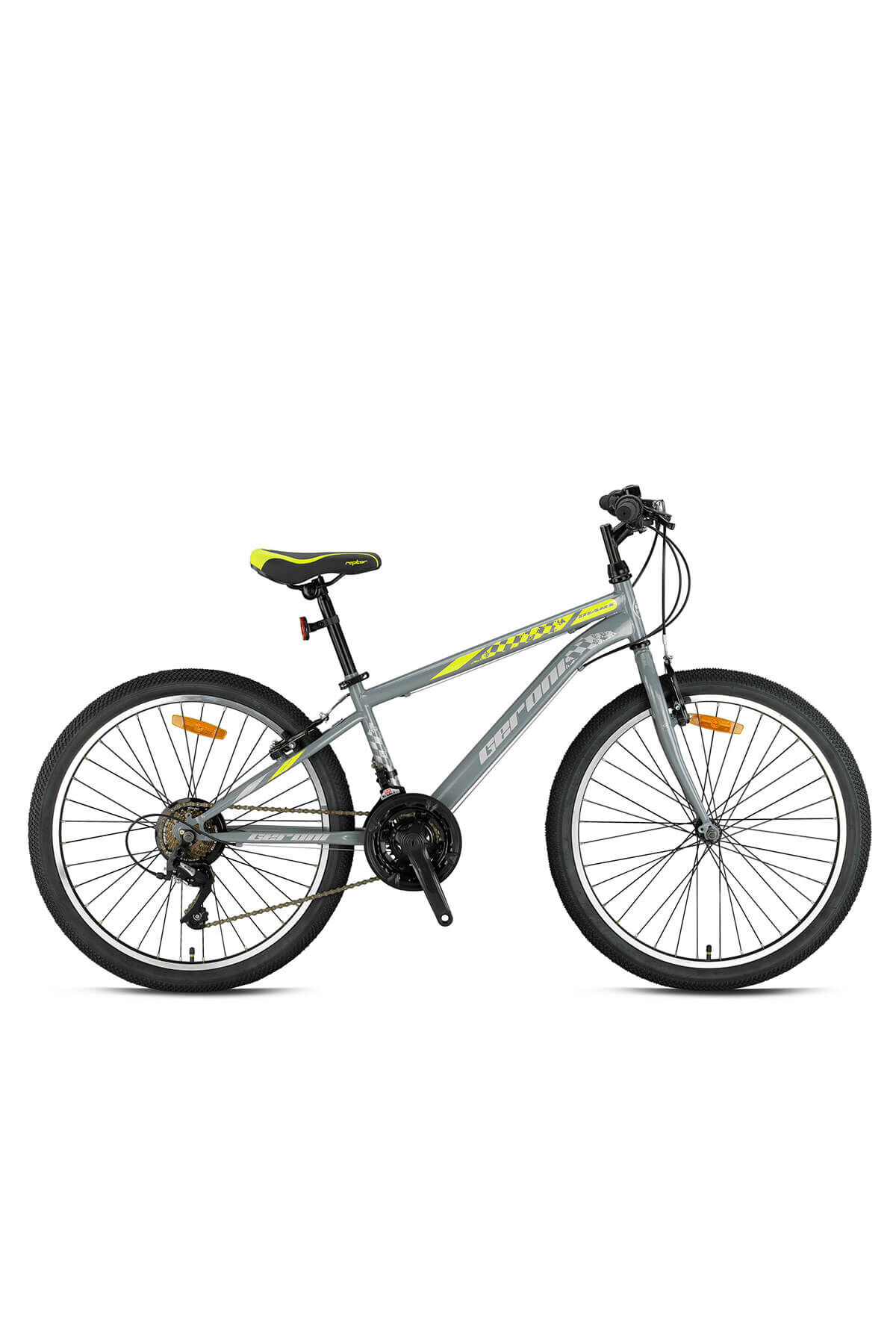 KRON MARS 26 MTB 14 KADRO 21 VİTES V.B NARDO GRİ-GRİ/NEON SARI