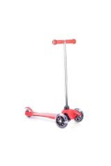Triahtlon 7 Renkli Işıklı Scooter Kırmızı
