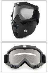 710 Jet Kask Maskesi, Jet Kask Maskesi (cam Rengi Şeffaf)
