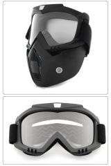 710 Jet Kask Maskesi, Jet Kask Maskesi (cam Rengi Şeffaf)