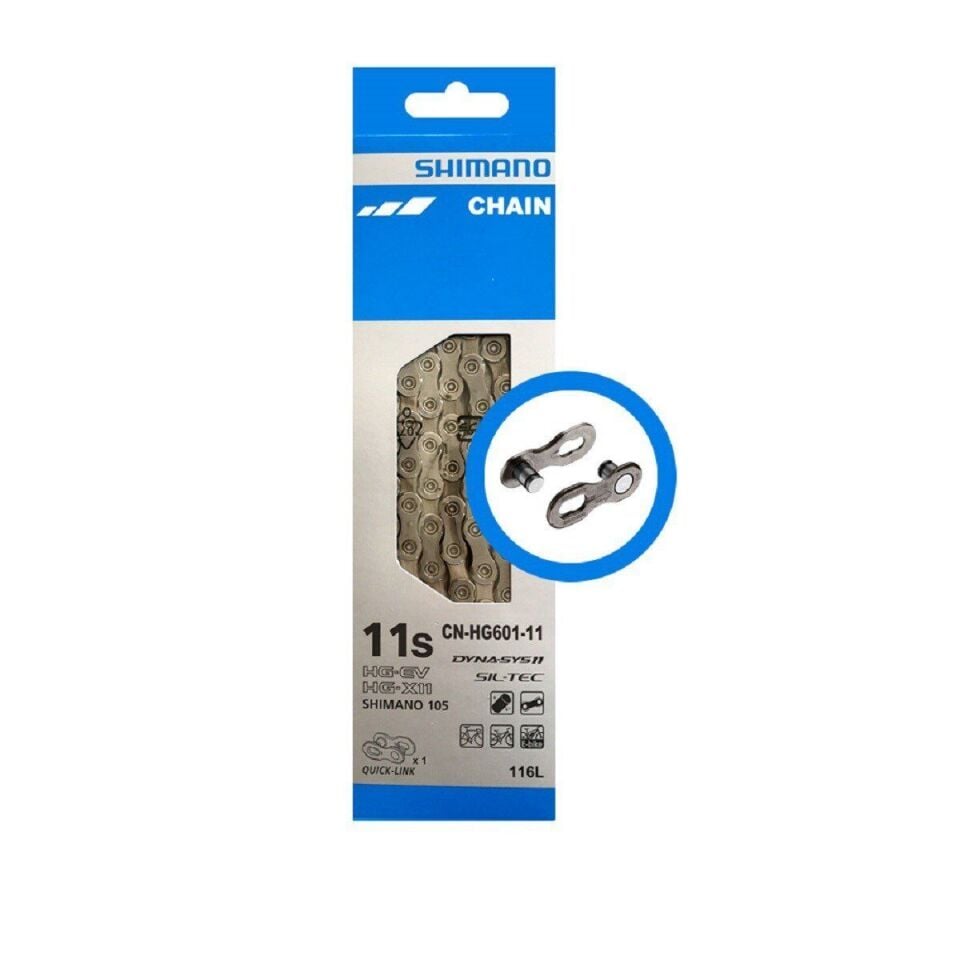 SHIMANO Zincir CN-HG601-11 HG-X11 E-BIKE RATED 116 bakla QUICK-LINK