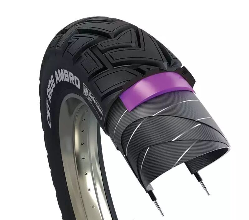 Cst RIDE AMBRO 20x4.0 Telli Dış Lastik Seti 1.5mm Zırhlı Siyah Yanak (2 Dış + 2 İç lastik)