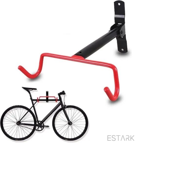 Bisiklet Duvar Askısı Kırmızı Askı Aparatı Aleti Yatay 25 Kg