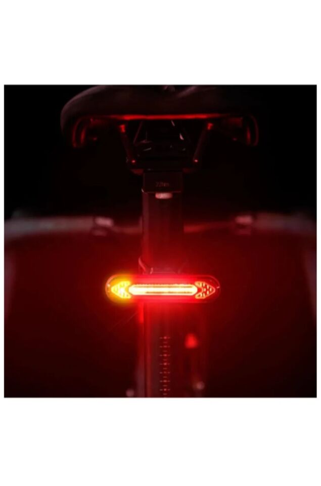 Sinyal Usb Led Arka Işık Su Geçirmez Uzaktan Kumanda Sürüş Güvenliği Kablosuz Bisiklet Scooter XBYC 6130
