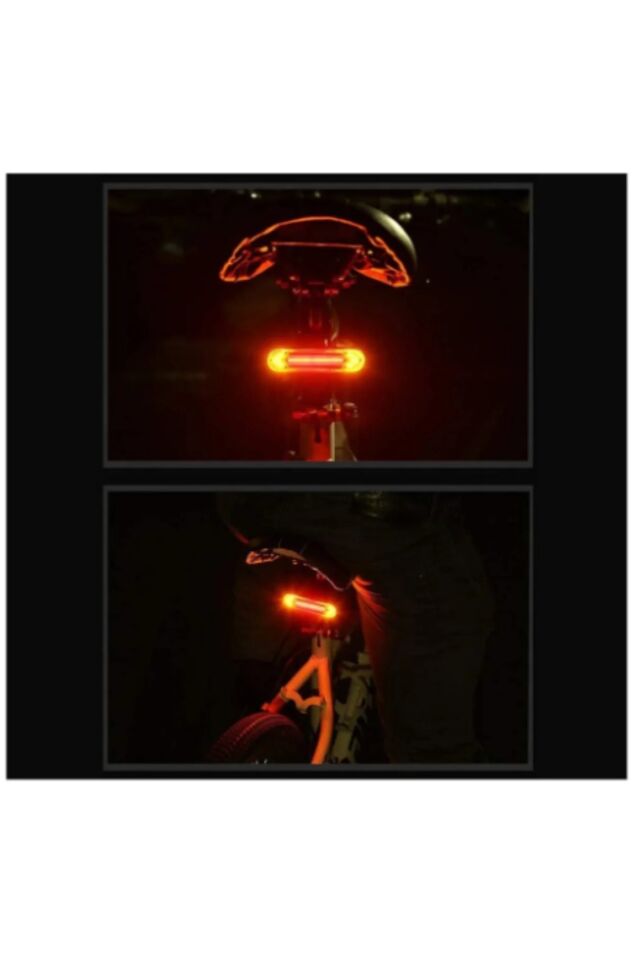 Sinyal Usb Led Arka Işık Su Geçirmez Uzaktan Kumanda Sürüş Güvenliği Kablosuz Bisiklet Scooter XBYC 6130