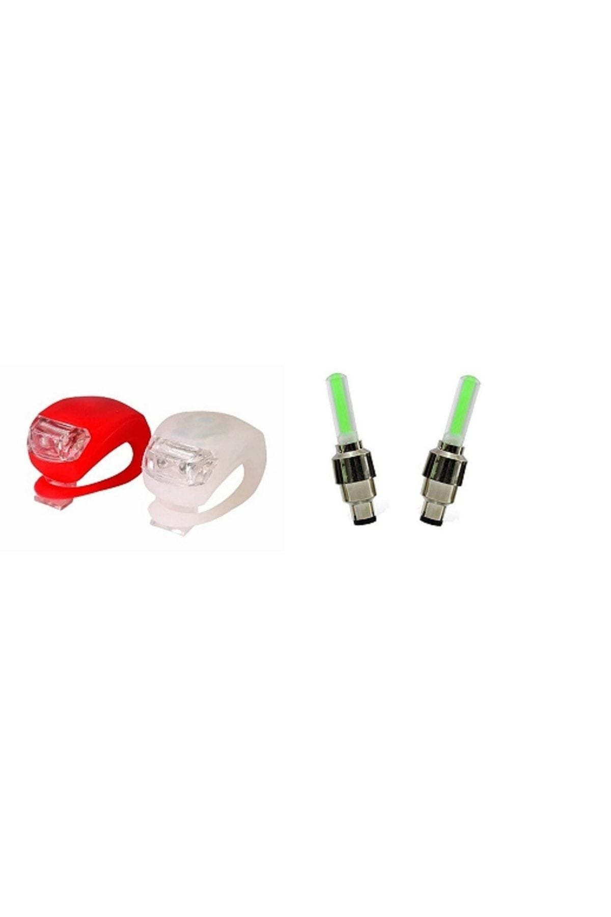 Bisiklet Silikon Işık&sibop Işık Hareket Sensörlü Set Halinde