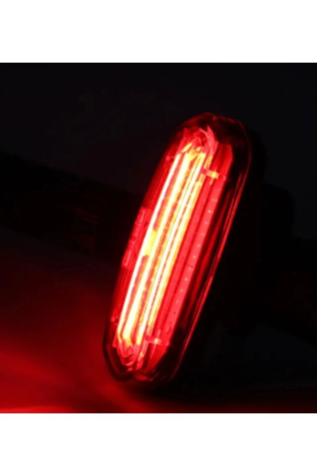 Usb Şarjlı Çakar 150 Lümen Bisiklet - Scooter Işık Led Bisiklet Işığı Su Geçirmez