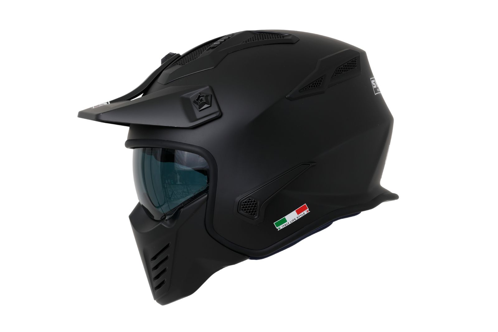 SWAY SW 726X TOKYO Matt Black Modüler Kask FS-X2