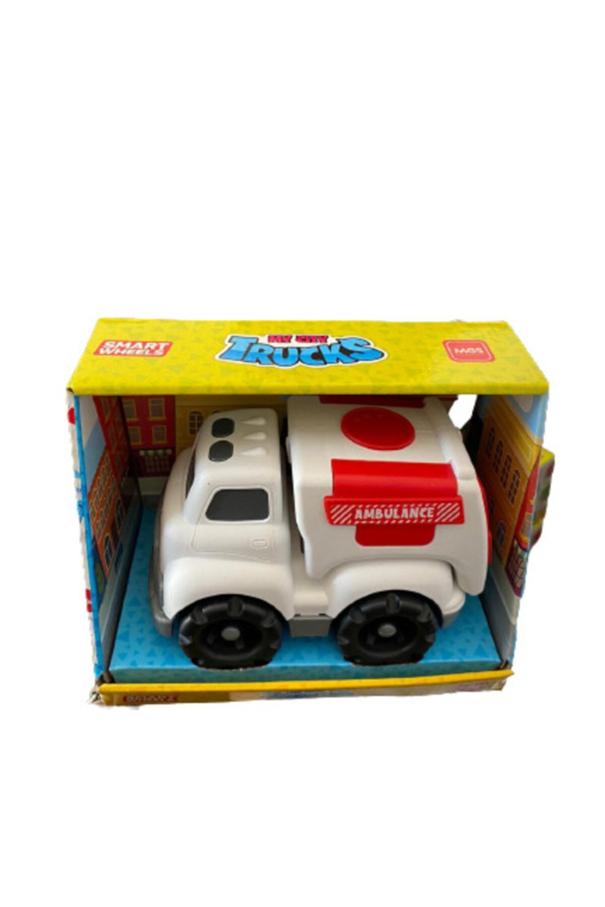 Mgs My City Trucks Şehir Kamyonları Ambulance Oyuncak Şehir Kamyonları