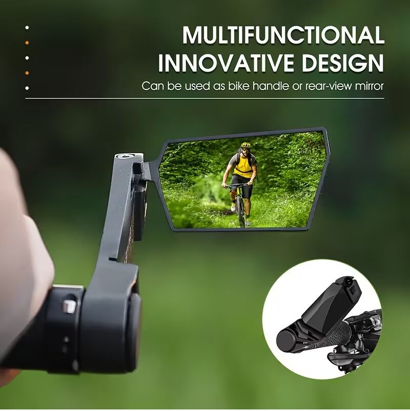 Forte Gt XBYC 419 360°Dönebilir Katlanabilir Dayanıklı Gidon Boynuzlu Bisiklet Dikiz Aynası