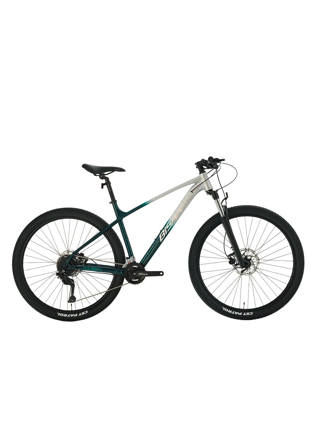 Bisan Bold 9.2 Dağ Bisikleti 27.5'' 2x9 Gri-Koyu Yeşil 17 Kadro 43 cm 27,5 Jant