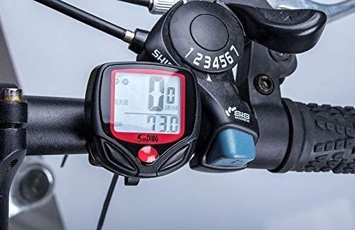 14 Fonksiyonlu Su Geçirmez Bisiklet Kilometre Saati - LCD Ekranlı Dijital Hız Göstergesi Hız Ölçer