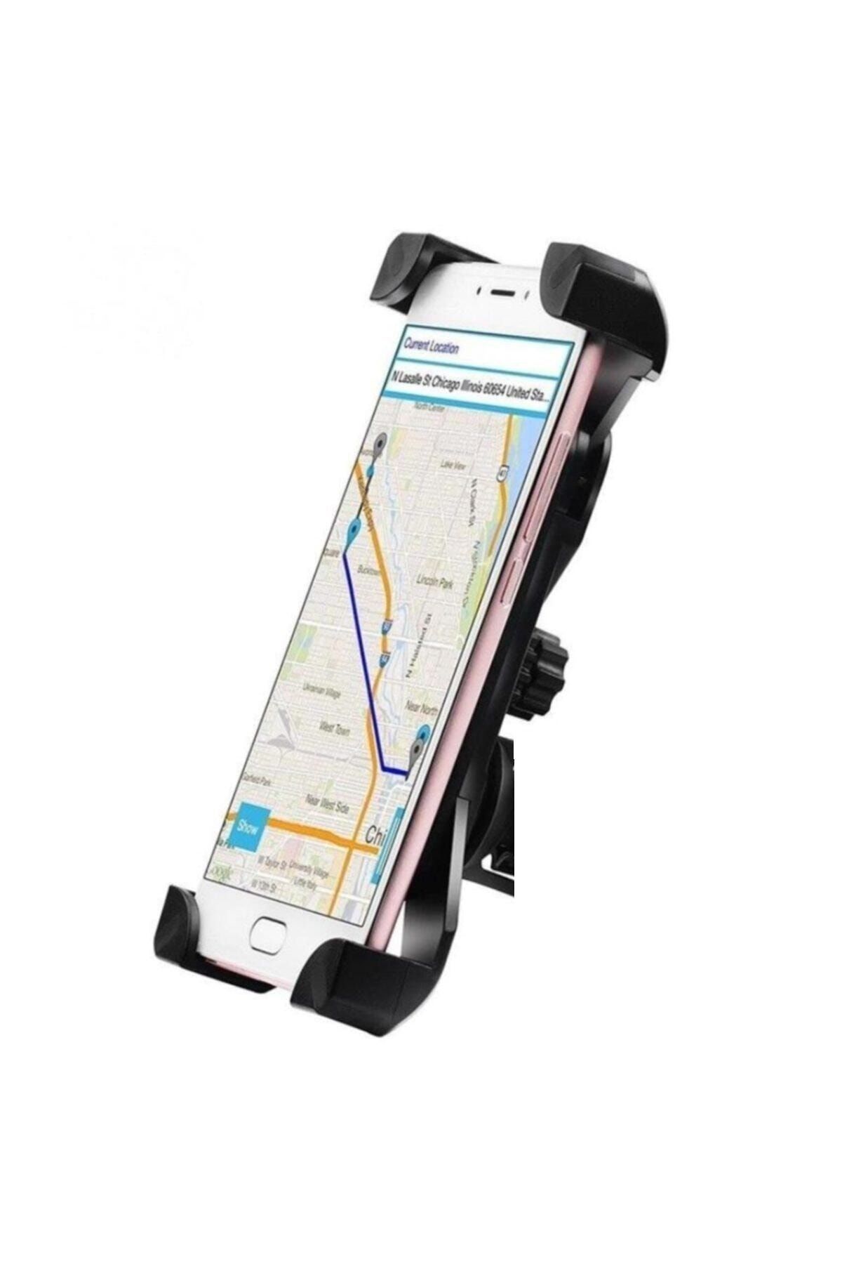 Motosiklet Ayna Bağlantılı Telefon Tutucu