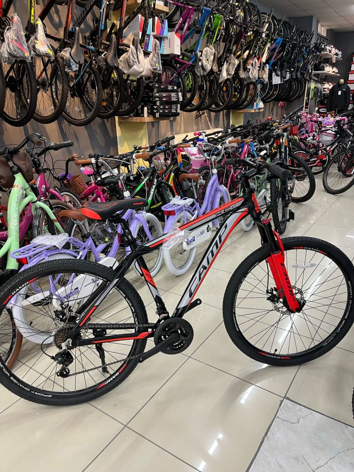 Belderia Camp Xc 4.1 27,5'' Jant 18'' Kadro Shimano ST-EF41 Vites Mekanik Disk Fren Turuncu