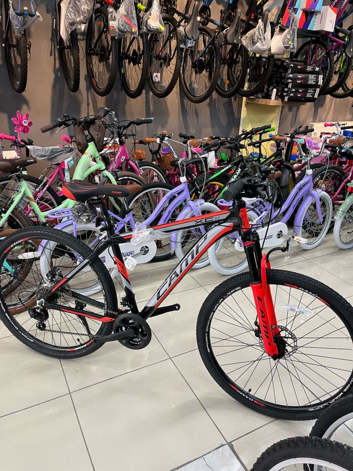 Belderia Camp Xc 4.1 27,5'' Jant 18'' Kadro Shimano ST-EF41 Vites Mekanik Disk Fren Turuncu