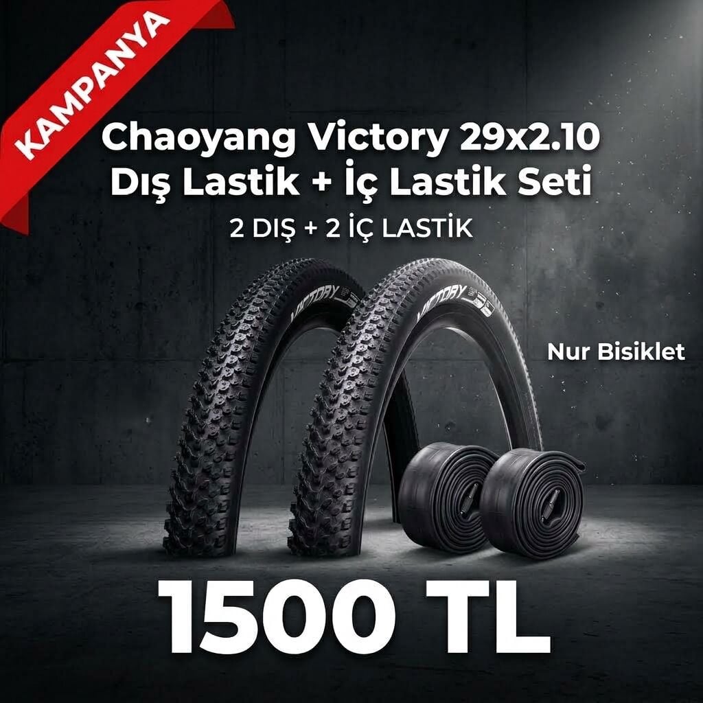 Chaoyang Victory 29x2.10 Dış Lastik + İç Lastik Seti (2+2) – 1500 TL | 29 Jant MTB Lastik Kampanya
