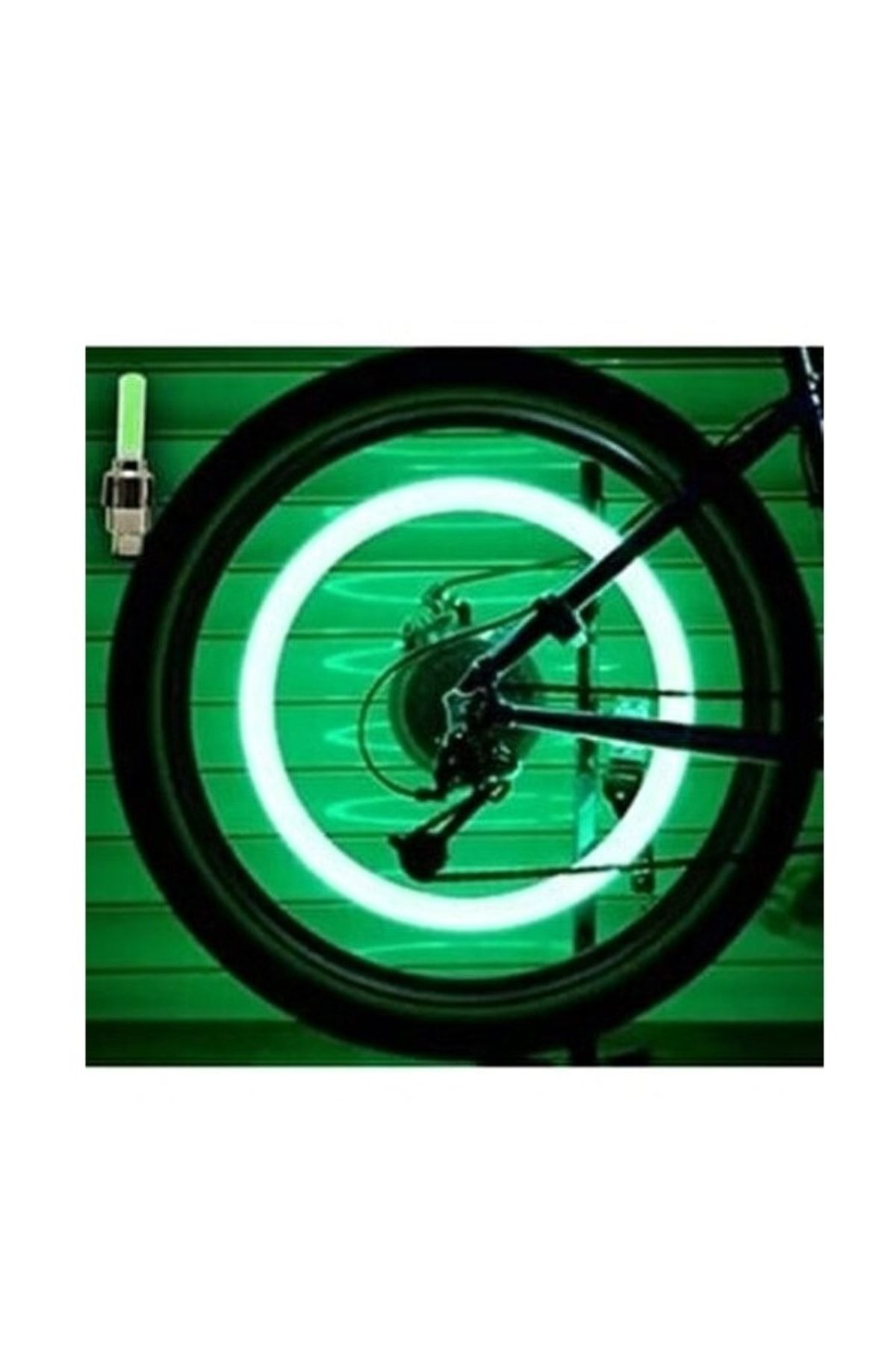 Çift Led Işıklı Fotosel Hareket Sensörlü Kırmızı Işıklı Bisiklet Araba Motor Sibop Kapağı Lambası