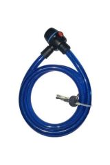 Bisiklet Motor Kilidi Halatlı Kalın Anahtarlı Kilit ( 15x100 )