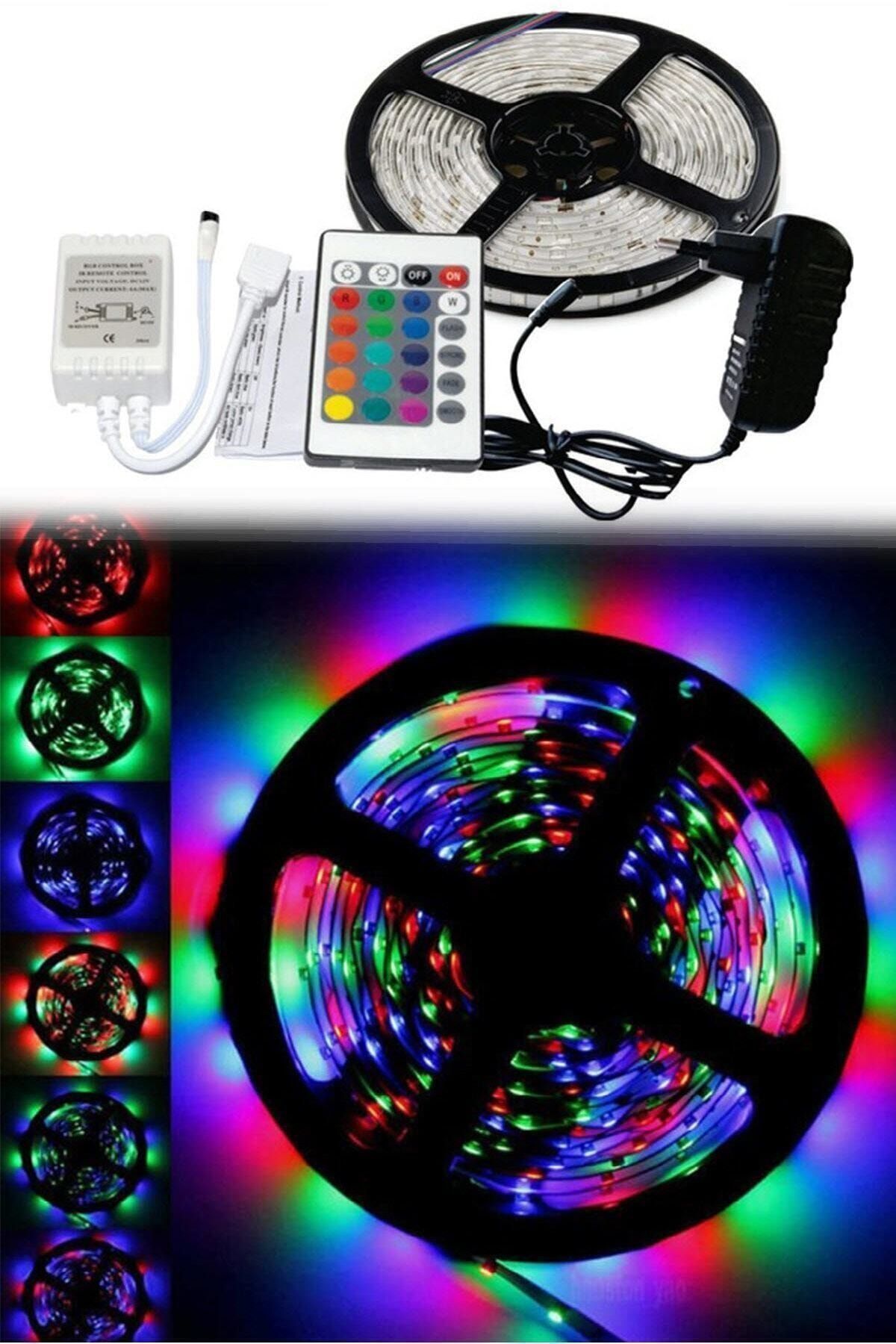 Kumandalı Rgb Şerit Led 5 Metre