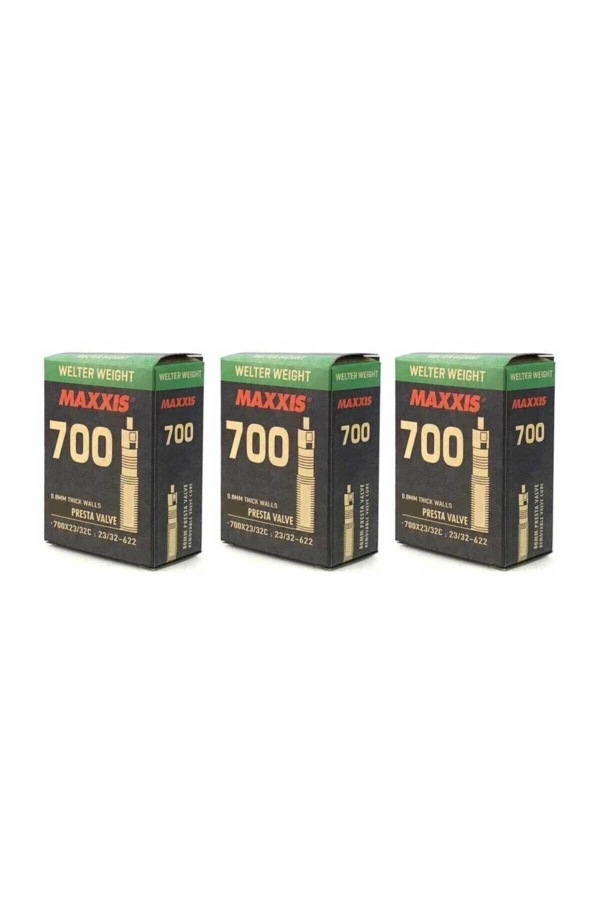 700x23-32 Presta Sibop 48mm 3lü Bisiklet Iç Lastik Seti