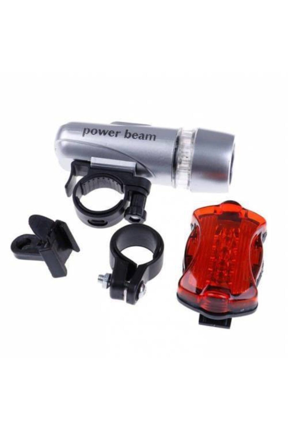 Led Bisiklet Lambası Feneri Ön Far Arka Stop Işık Aydınlatma Seti