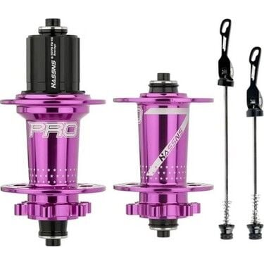 Hassns Pro 7 Mor Ön Arka Yüksek Hub Sesli 32 Delikli Göbek Seti Rulmanlı