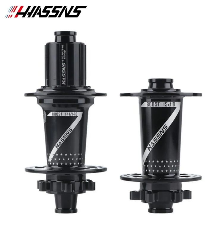 Hassns Pro 7 Siyah Ön Arka Yüksek Hub Sesli 32 Delikli Göbek Seti Rulmanlı