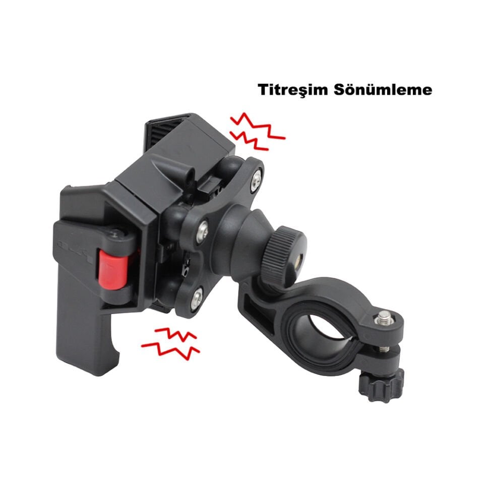 Telefon Tutacağı - PUCK, Titreşim Sönümleyicili, QR Mandal