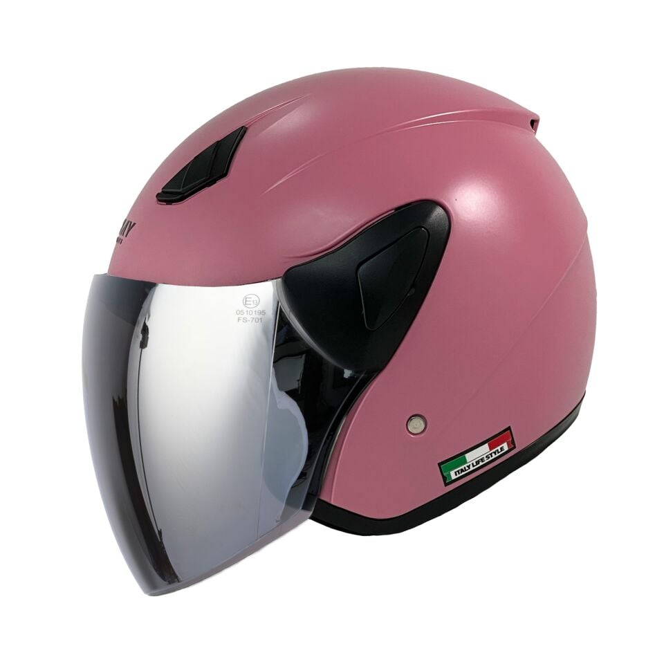 SWAY SW 733 Pembe Yarım Kask L BEDEN