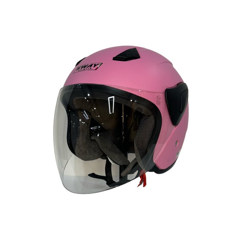 SWAY SW 733 Pembe Yarım Kask L BEDEN