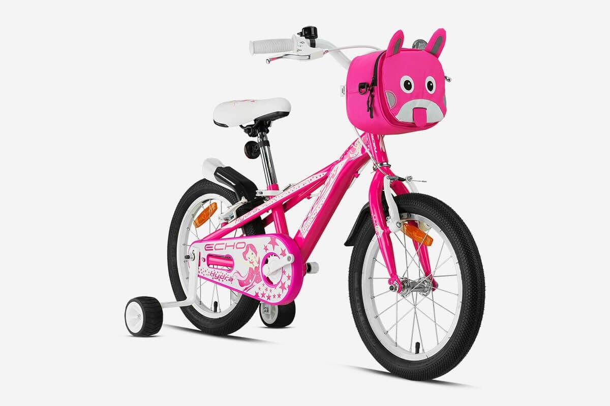 KRON HYDRA 16 ÇOCUK BİSİKLETİ V.B. ÇİNGENE PEMBESİ-BEYAZ