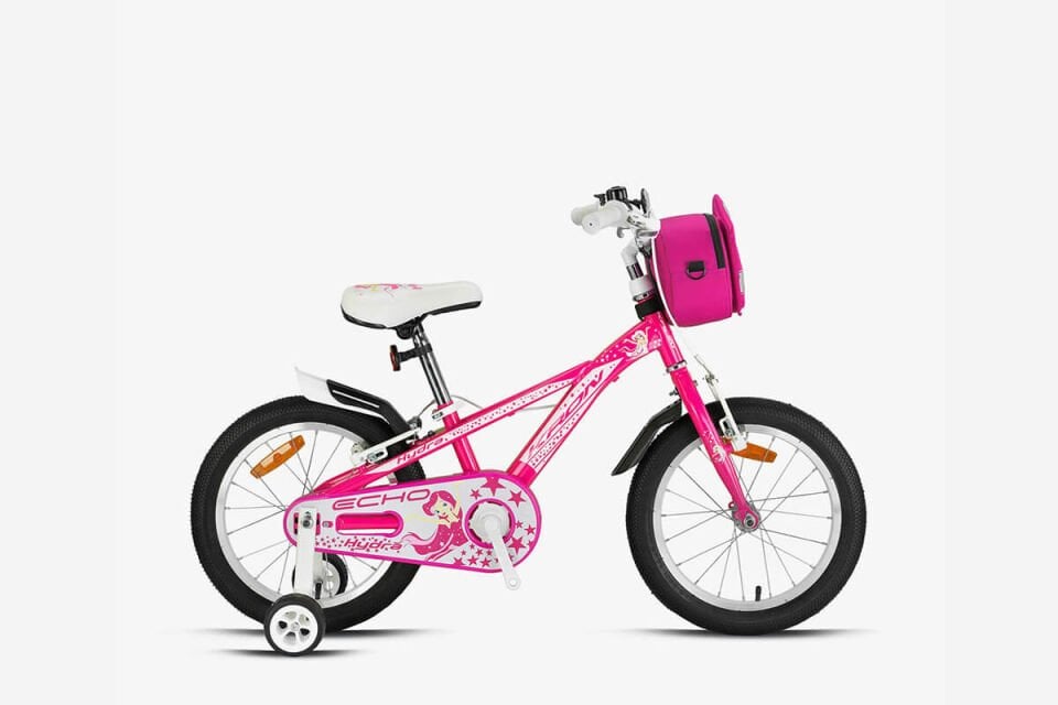 KRON HYDRA 16 ÇOCUK BİSİKLETİ V.B. ÇİNGENE PEMBESİ-BEYAZ