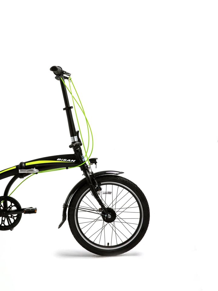 Bisan Fx 3500 - Trn - 20'' Jant - Katlanır Şehir Bisikleti - Siyah - Sarı