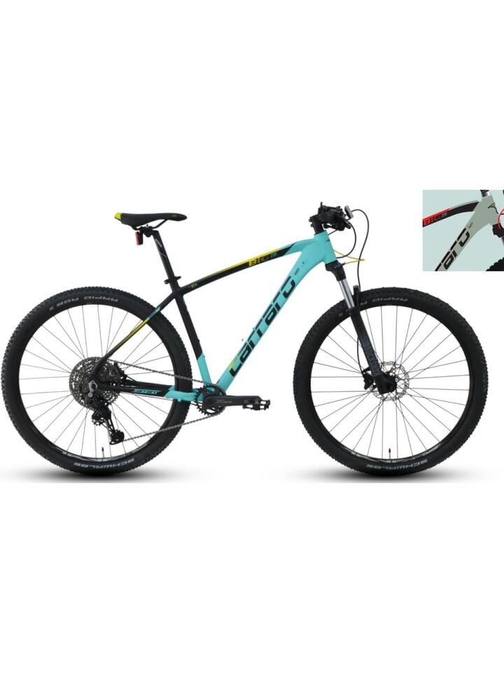 Carraro Big 2711 44 cm 27.5 Jant 11 Vites Hidrolik Disk Fren Mat Yeşil-Siyah-Kırmızı Dağ Bisikleti