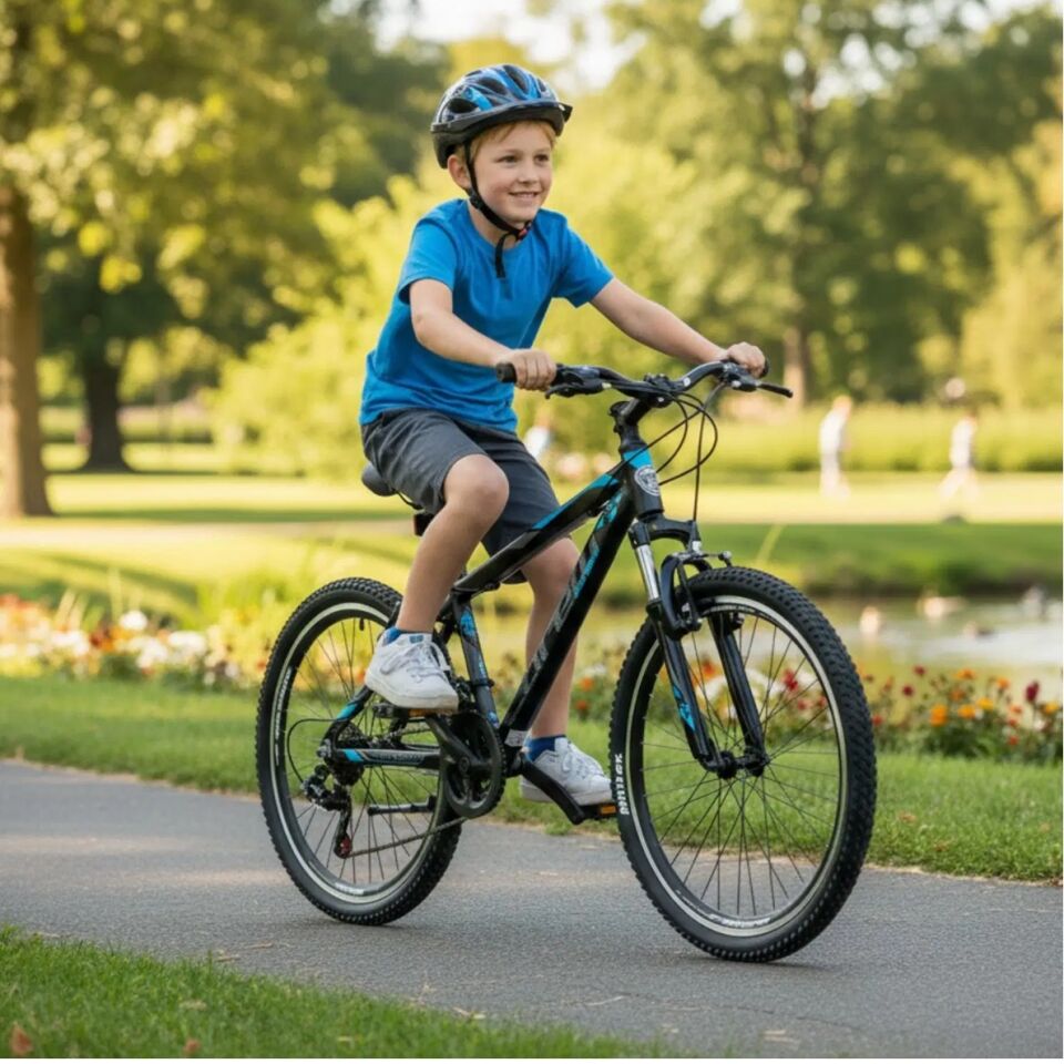 Corelli Felix 3.2 - 24 Jant  Dağ Bisikleti - Siyah mavi turkuaz