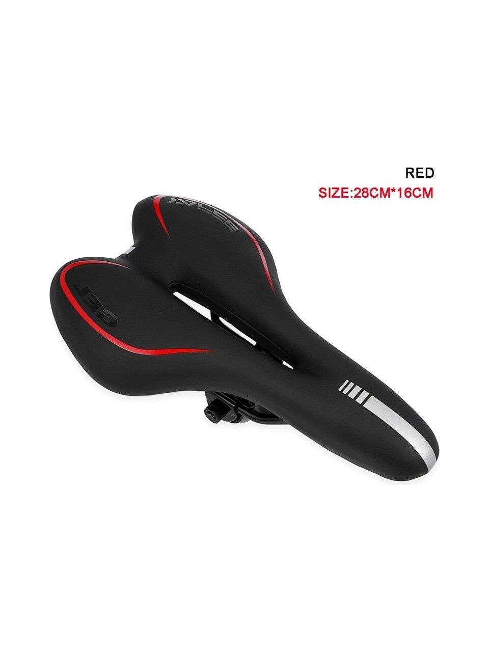 Jel Rahat Yumuşak Konforlu Geniş Bisiklet Selesi Bisiklet Koltuğu Koltuk Siyah Jelli Sele